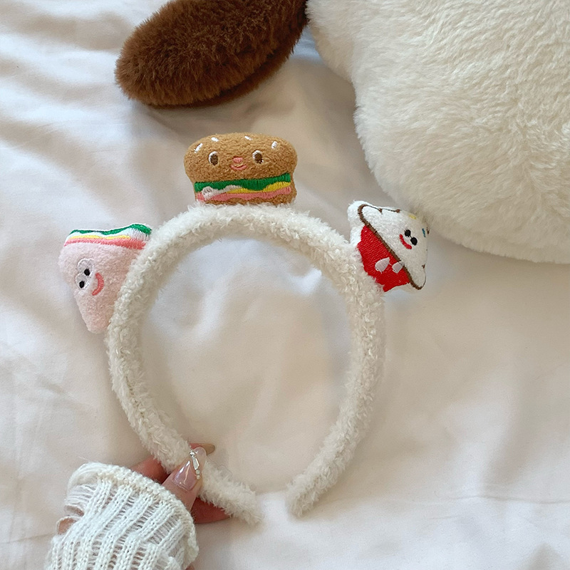 Sanfu con la misma panadería de chicas interesantes tres muñecas de cabeza de otoño y invierno lindos para el cabello de lavado casero accesorios para el cabello