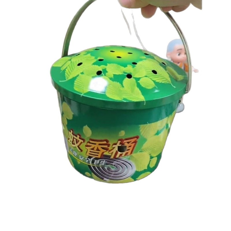 蚊よけと蚊よけの強化加工品、屋外用蚊よけ、蓋付きクリエイティブキャンプ用蚊よけ、防虫バケツ、拡大|undefined