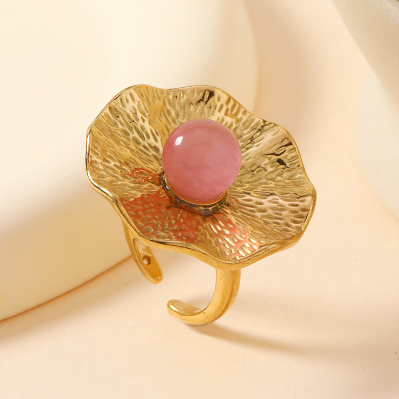 Fuchsia, flowered, with gem