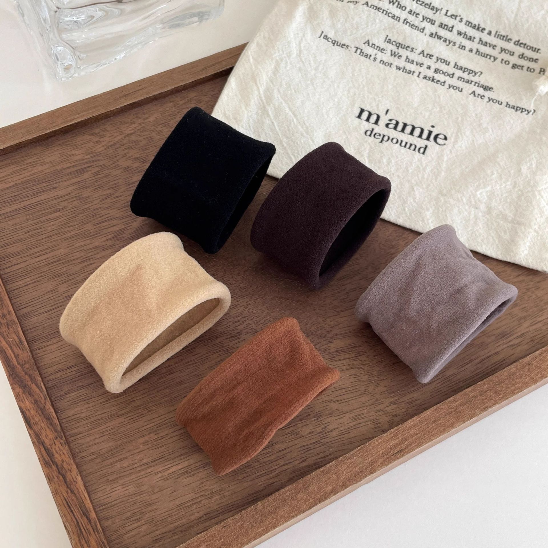 Simple cabello coreano máscara sin costuras anillo de cabello para mujeres adultas 2025 nuevo cabello de cabeza de alta elasticidad cabello duradero