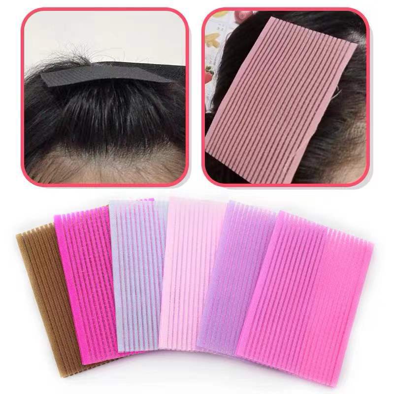 Hairband with Bangs, Magic Hair Stickers, Hair Patches for Stray Hair, Hair Accessories, Hair Hoops, Magic Adhesive That Doesn'T Damage Hair, Short Hair Magic Stickers