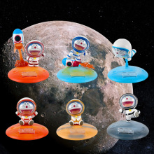 哆啦a梦叮当猫手办快乐星球支架网红手办生日礼物车载摆件公仔