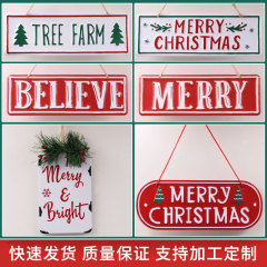 現物創意鉄芸クリスマス字牌ミニはdiyクリスマス歓迎牌デパートのショーウインドー装飾品をかけることができます。