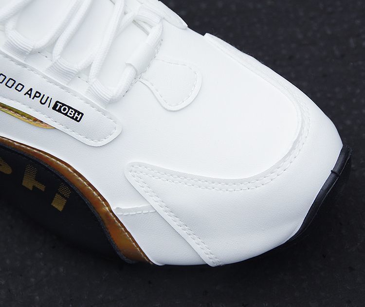 Men's Waterproof Leather Casual Trainers Hidden Height Increase_voghion.com