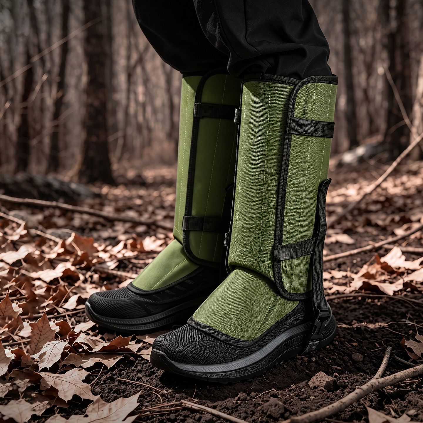 Cross-Border Popular Leg Protectors, Waterproof Hiking Leg Sleeves, Anti-Scratch, Anti-Snake Bite Foot Covers, Sports Protective Gear, Hiking Snow Sleeves, Knee Pads