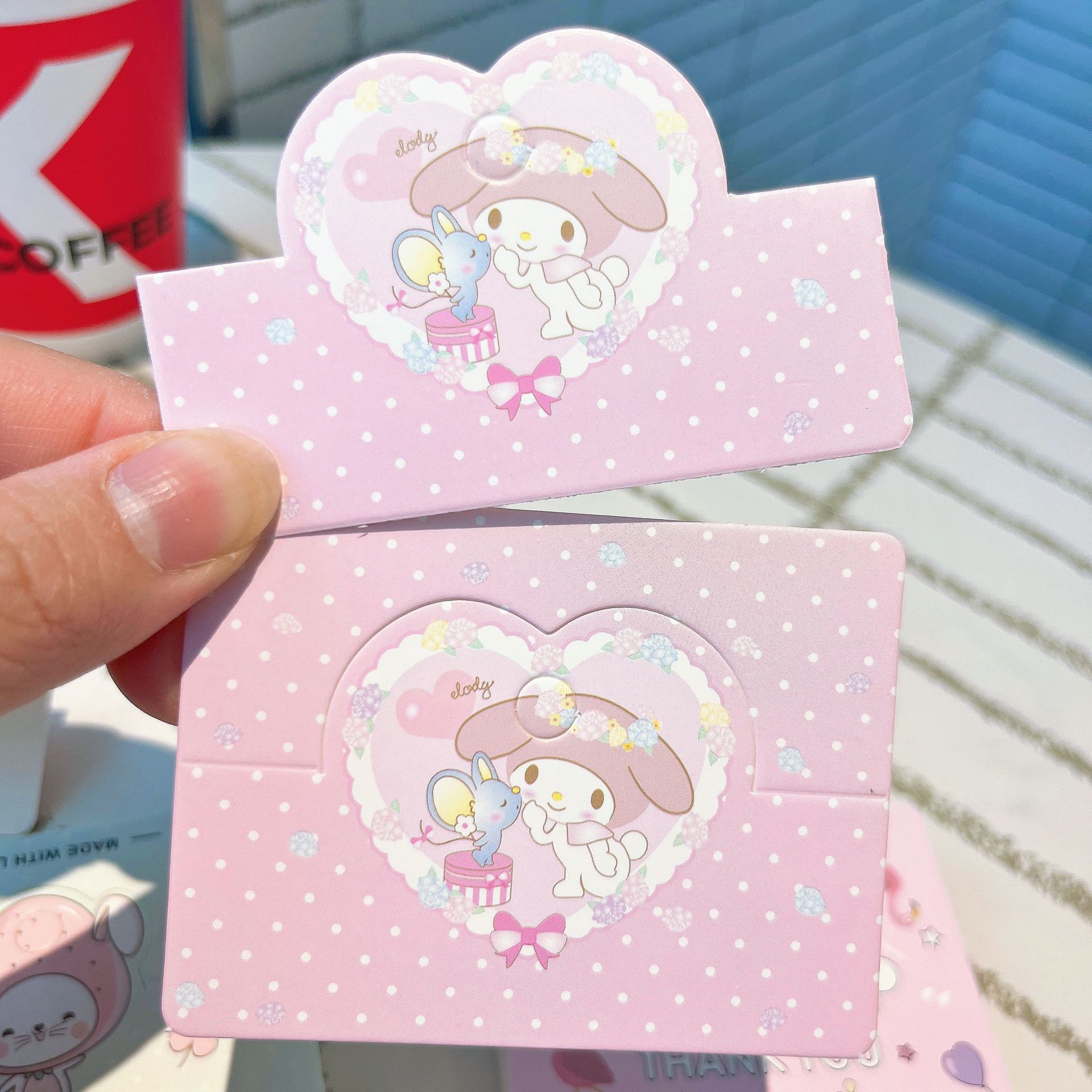 8x, 6 cm, heart-shaped
