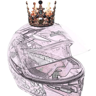 Motosiklet dəbilqələri: Small Crown Accessories Motorcycle