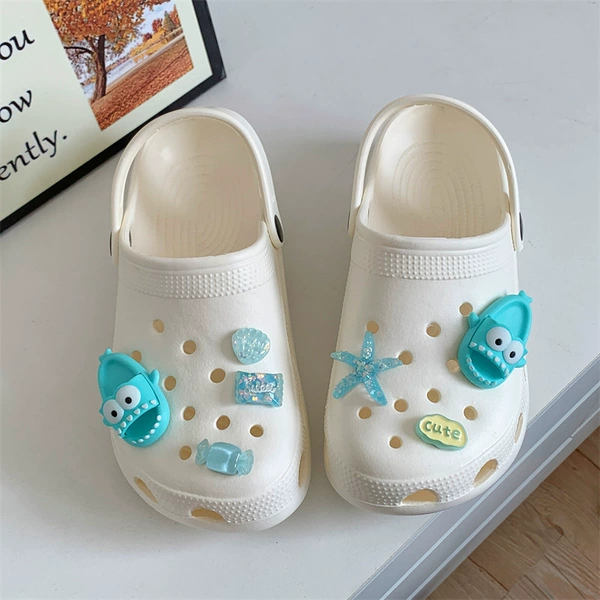 Shark monster [7 shoe buckles] only sends shoe flowers