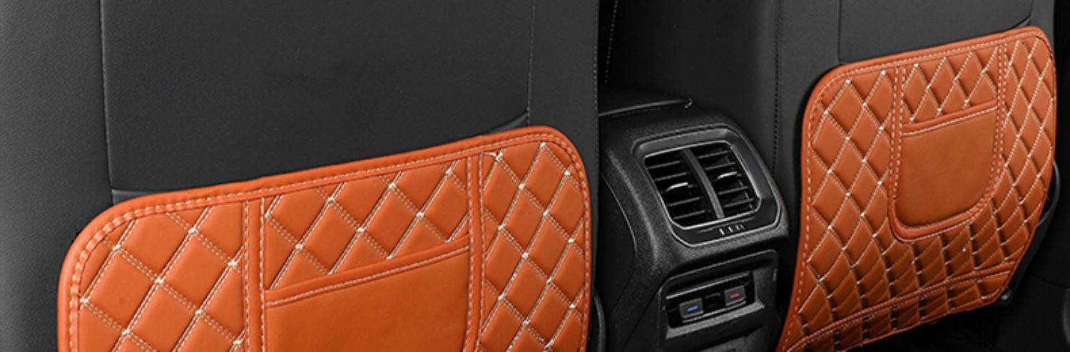 Car seat back anti-kick cushion rear universal anti-kick cushion universal child protection cushion storage bag