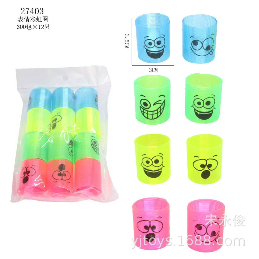 3 × 3,5 CM смайлики радужные круги 300 упаковок × 12