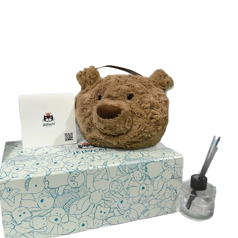 ドロップシッピング ジェリーキャット バルセロナベアバッグ ぬいぐるみ人形 クマのバックパック クロスボディバッグ ギフト|undefined