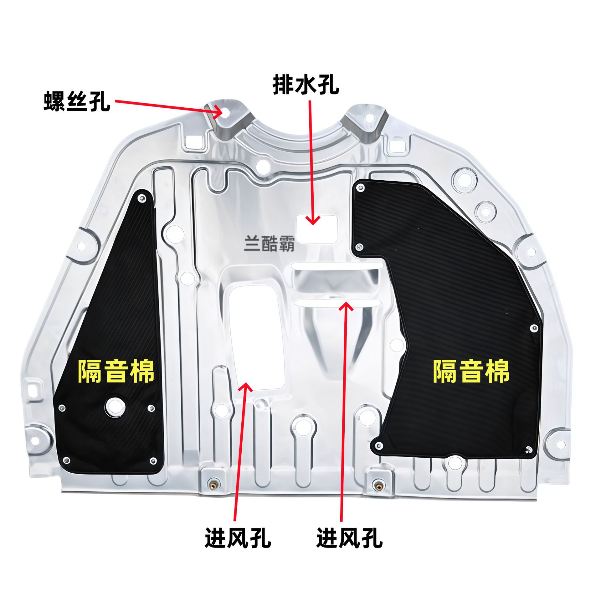 Applicable to 2022-2026 Imported Fl5 Civic Civic Front Engine Lower Cover Fender 74114-T60-A00