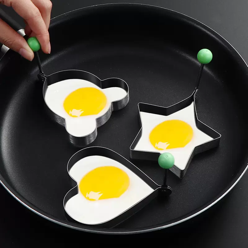 煎蛋器430不锈钢圈烘焙用具厨具小工具创意爱心早餐卡通 鸡蛋模具
