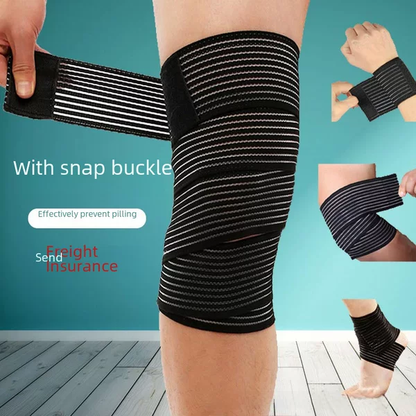 Sports Bandage Knee Brace Thigh Brace Calf Brace Post-Surgery Compression Wrap Unisex Leg Brace High Elasticity