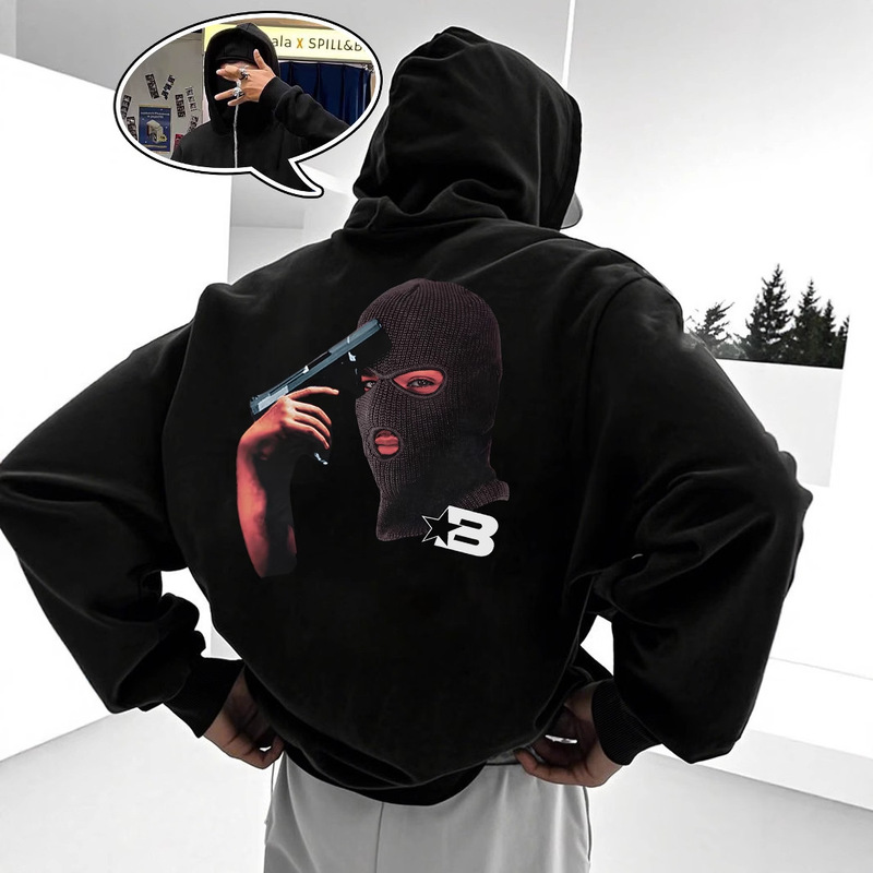 230g Sweatshirt/100% Polyester/Men's Fashion Hooded Women's Street Style Barack Double Hood Double Collar Sweatshirt 230g Sweatshirt/100% Polyester/Men's Fashion Hooded Women's Street Style Barack Double Hood Double Collar Sweatshirt