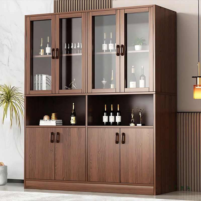 Wine Cabinet Display Cabinet Wall-Mounted Living Room Storage Cabinet Sideboard Home Cabinet Storage Cabinet Wine Rack Wine Storage Rack