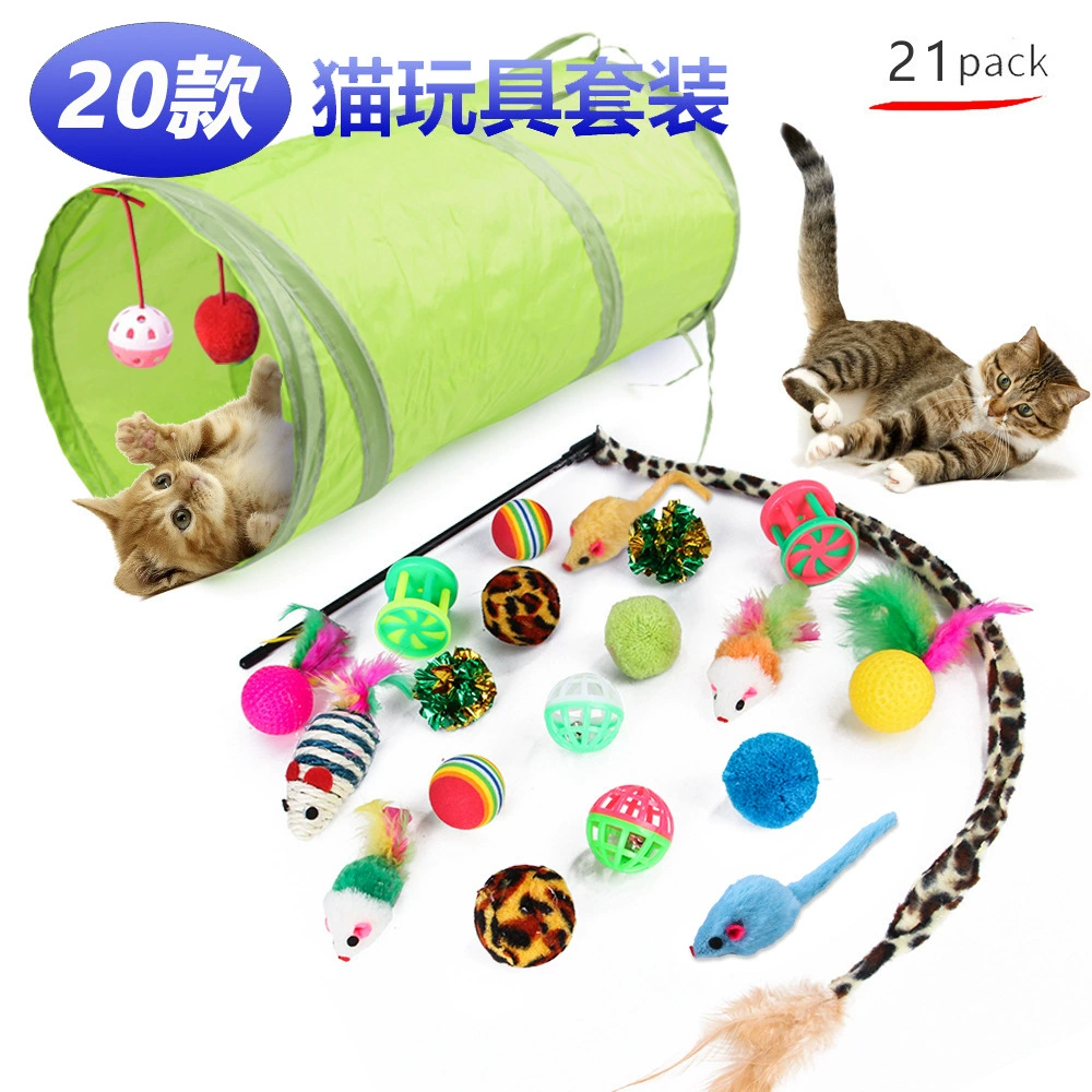 Toy, plush set, pet, 21 pieces, cat, Amazon