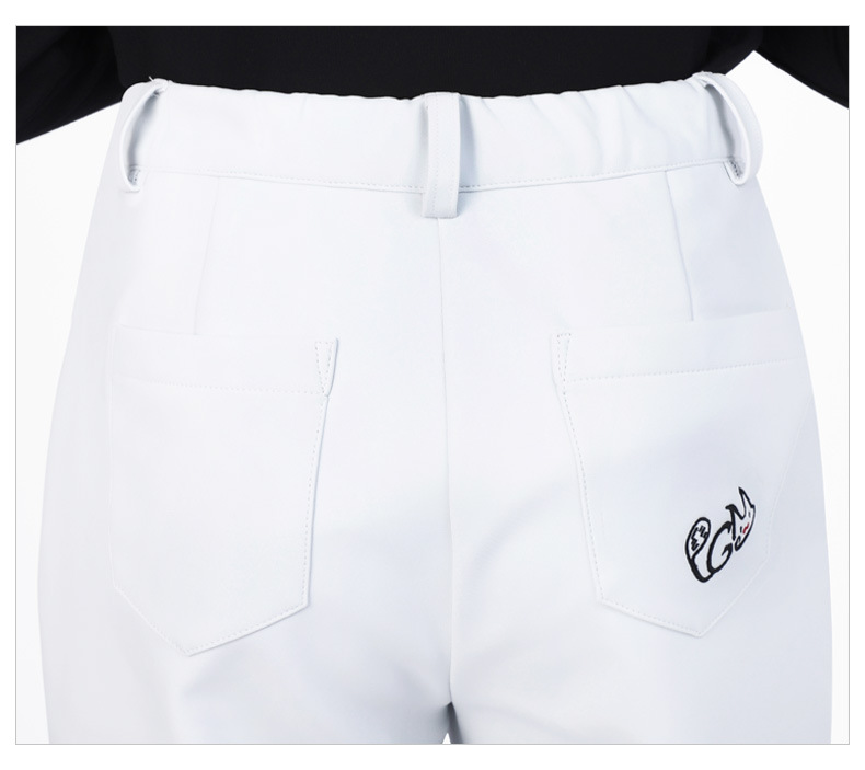 Quần thể thao golf bé gái PGM thu đông co giãn thoáng khí — KUZ121 Cô Gái Quần golf màu đen, KUZ121 bé gái quần Golf màu trắng, KUZ121 Cô Gái Quần golf màu xanh nước ngoài chi tiết 13