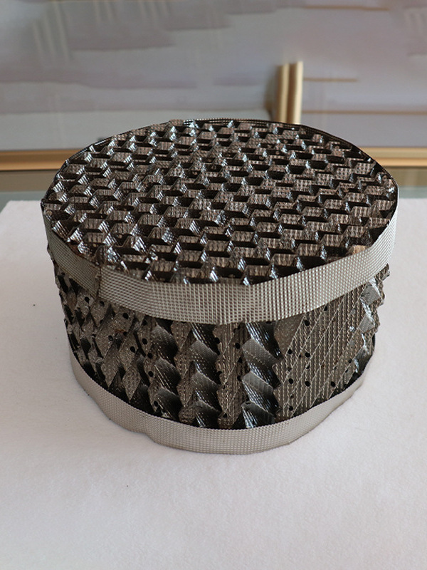 ✅316L不锈钢孔板波纹填料 冷却塔化工填料 脱硫塔内件250Y500Y70