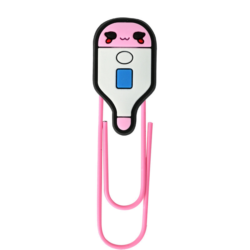 医療ペーパークリップ漫画クリエイティブブックマークカラーペーパークリップ事務用品 diy 大型ペーパークリップ卸売|undefined