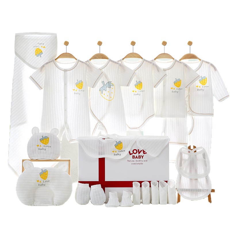 Children's overall for new born, summer gift box, thin high-end set, Birthday gift 5