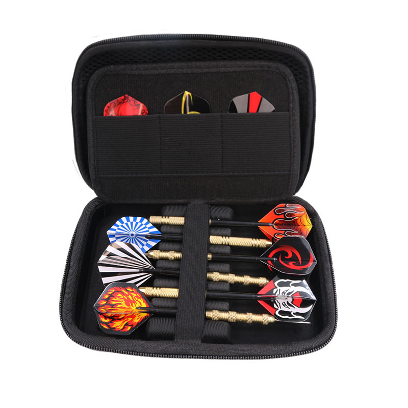 便携式PU硬壳飞镖收纳包 防水防摔旅行收纳盒 6格飞镖收纳包