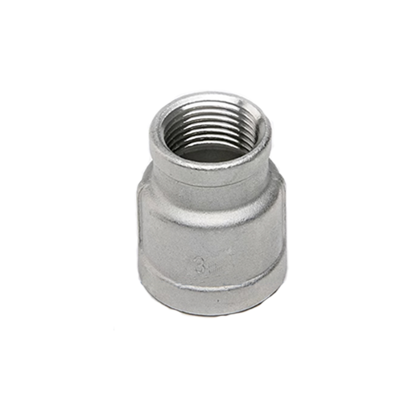304 acero inoxidable rosca de acero inoxidable tamaño reducido cabeza de acoplamiento acoplamiento de tubería de agua accesorios de plomería acoplamiento de tubería de rosca interna acoplamiento D
