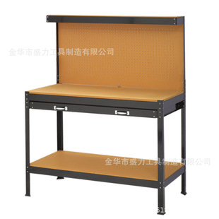 Supply of Double Drawer Workbench, Work Table, Storage Rack, Industrial Style Storage, Multifunctional, Sturdy, Heavy-Duty Load-Bearing