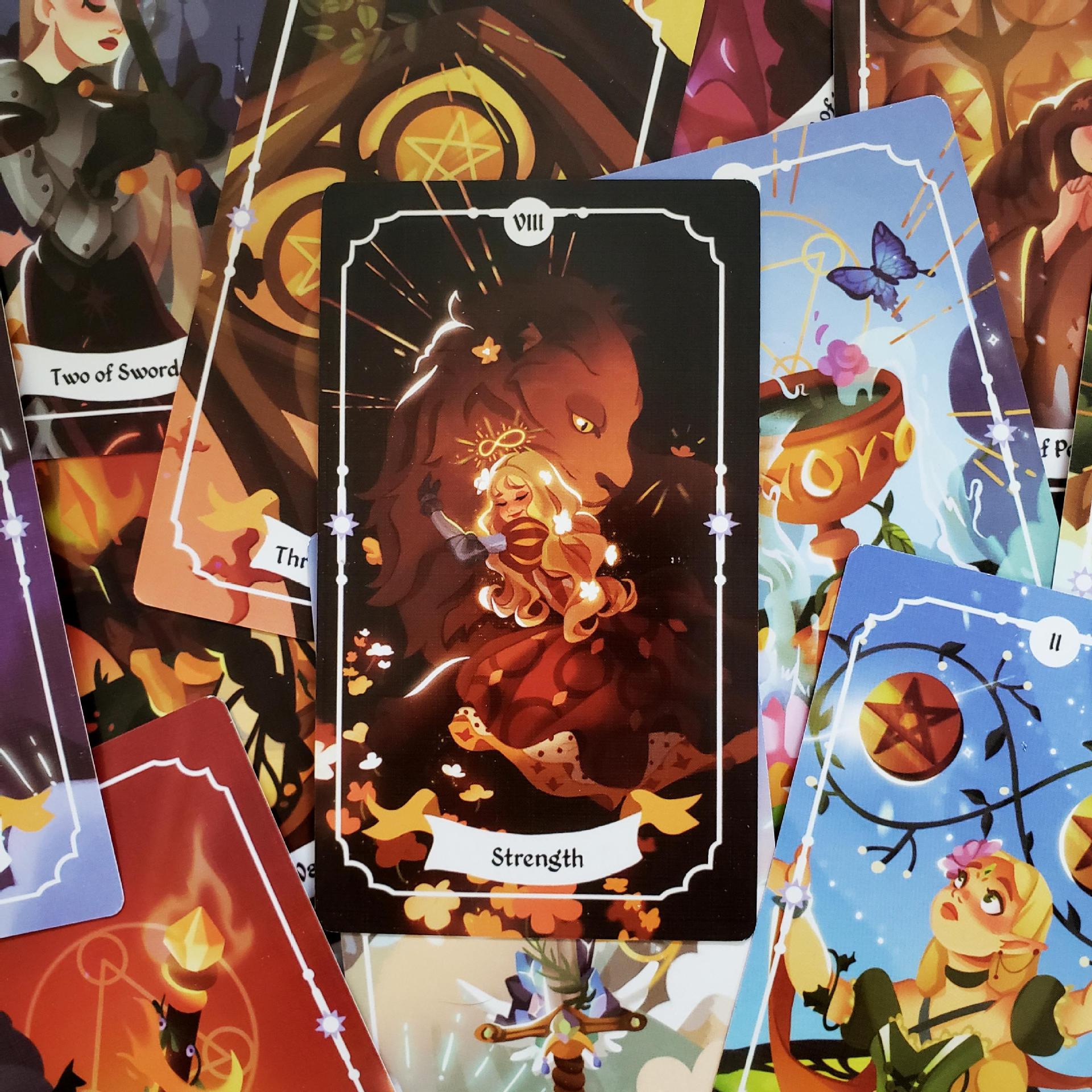 Witchy Magic Tarot Board Game Cards For Party Games Collection_voghion.com