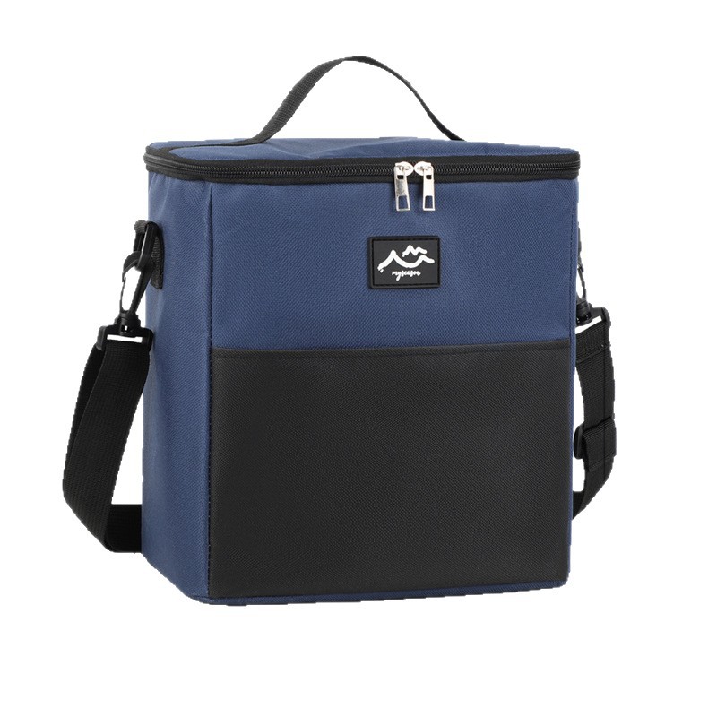 Nueva bolsa de aislamiento de color a juego, bolsa de hielo de picnic, bolsa de arroz con cinturón de mano, bolsa de lonchera grande de papel de aluminio, bolsa de comida para acampar