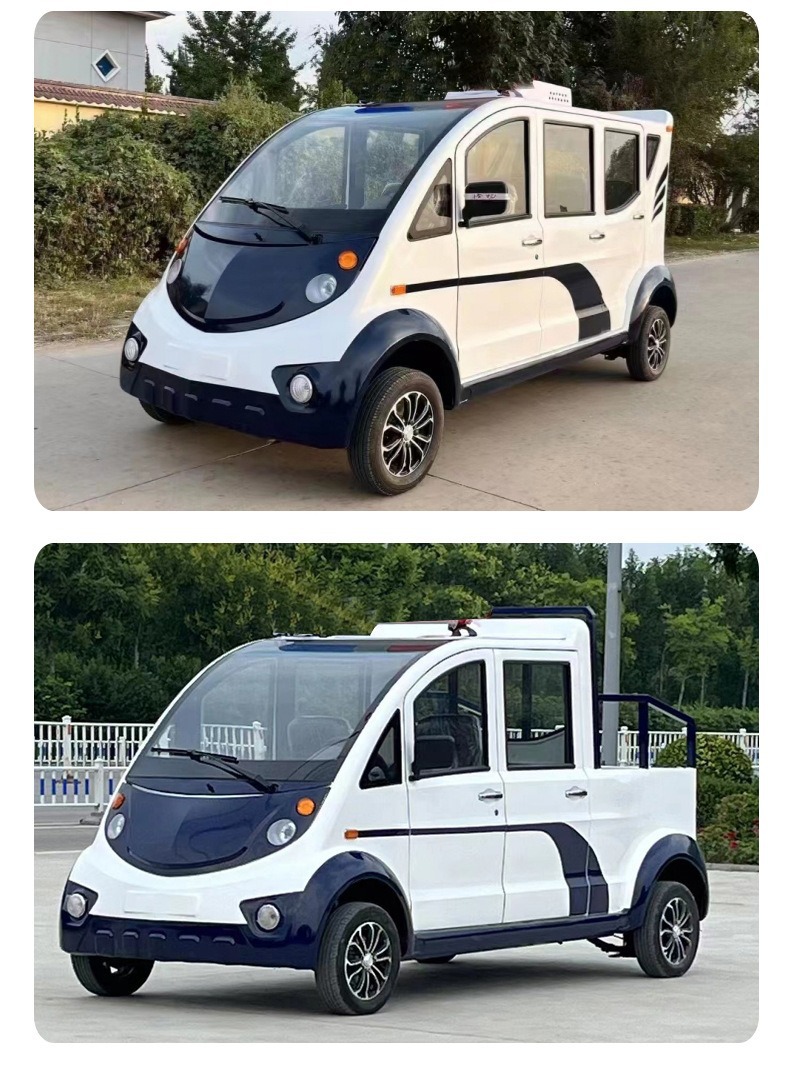 Factory direct sales patrol vehicle for property security inspection, electric patrol vehicle with bucket for campus, scenic areas, and factory areas