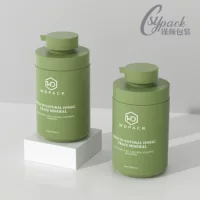 Кастомизированная высококачественная косметическая упаковка: короткая и широкая пластиковая бутылка для шампуня 500 мл, бутылка для дезинфицирующего средства для рук.