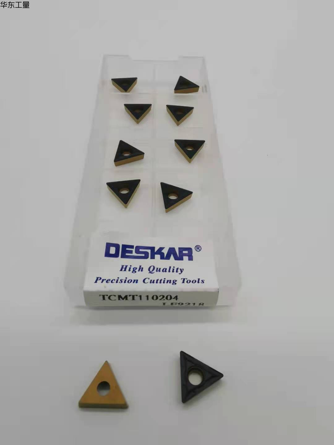 DESKAR 戴斯卡数控刀片TCMT110204 TCMT110208 LF9218 双色
