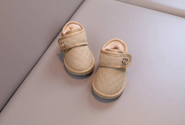 Biezi, plīša kokvilnas sniega zābaciņi, silti ziemas un meiteņu pastaigu apavi, mīksta zole, ūdensnecaurlaidīgi_voghion.com