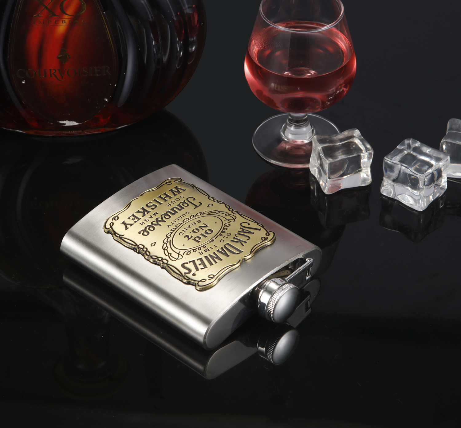 复古风怀旧不锈钢酒壶银色加厚便携户外旅行随身迷你水壶家用酒瓶-阿里巴巴