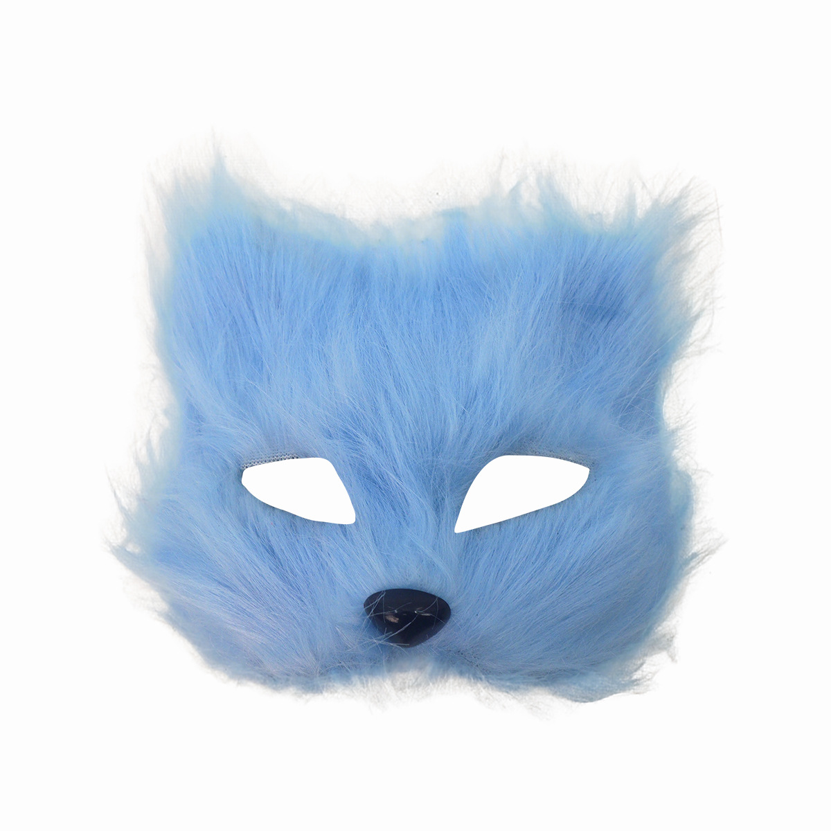 Halloween nuevo medio cara zorro máscara de peluche gato fuego props de fiesta maquillaje fábrica de ropa de baile al por mayor