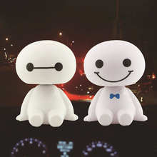 汽车用品车载摇头公仔弹簧娃娃树脂创意饰品卡通赠品厂家直销车内