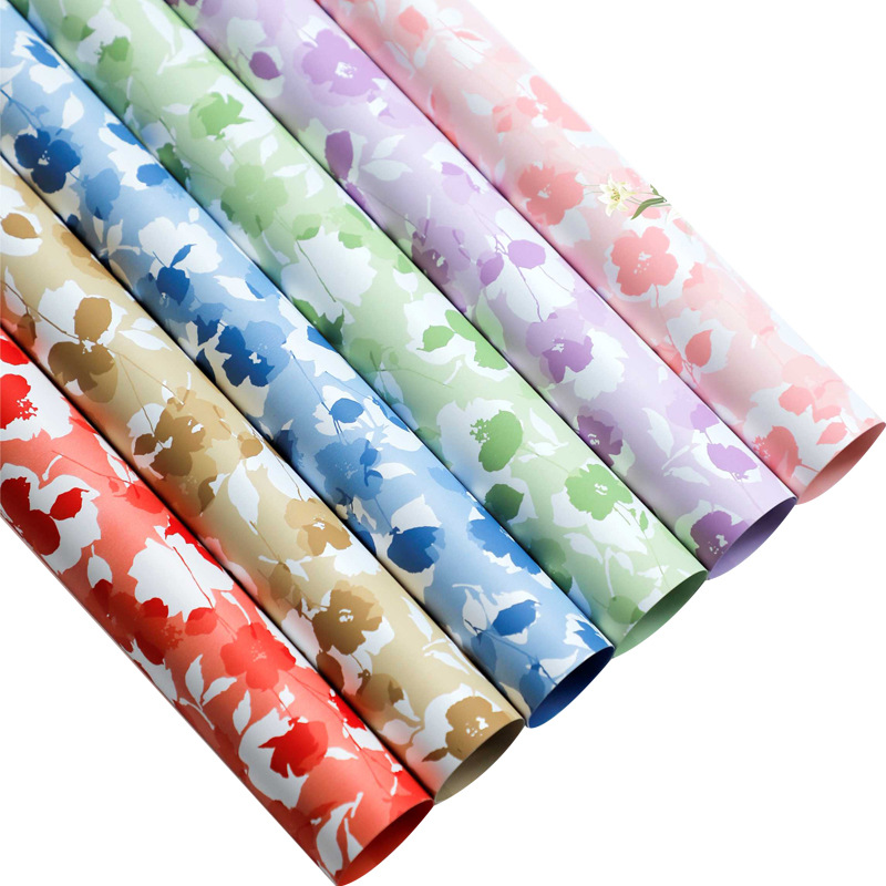 Flor de verano té de flores de alto nivel papel de embalaje floral impermeable ramo de flores materiales de embalaje de flores