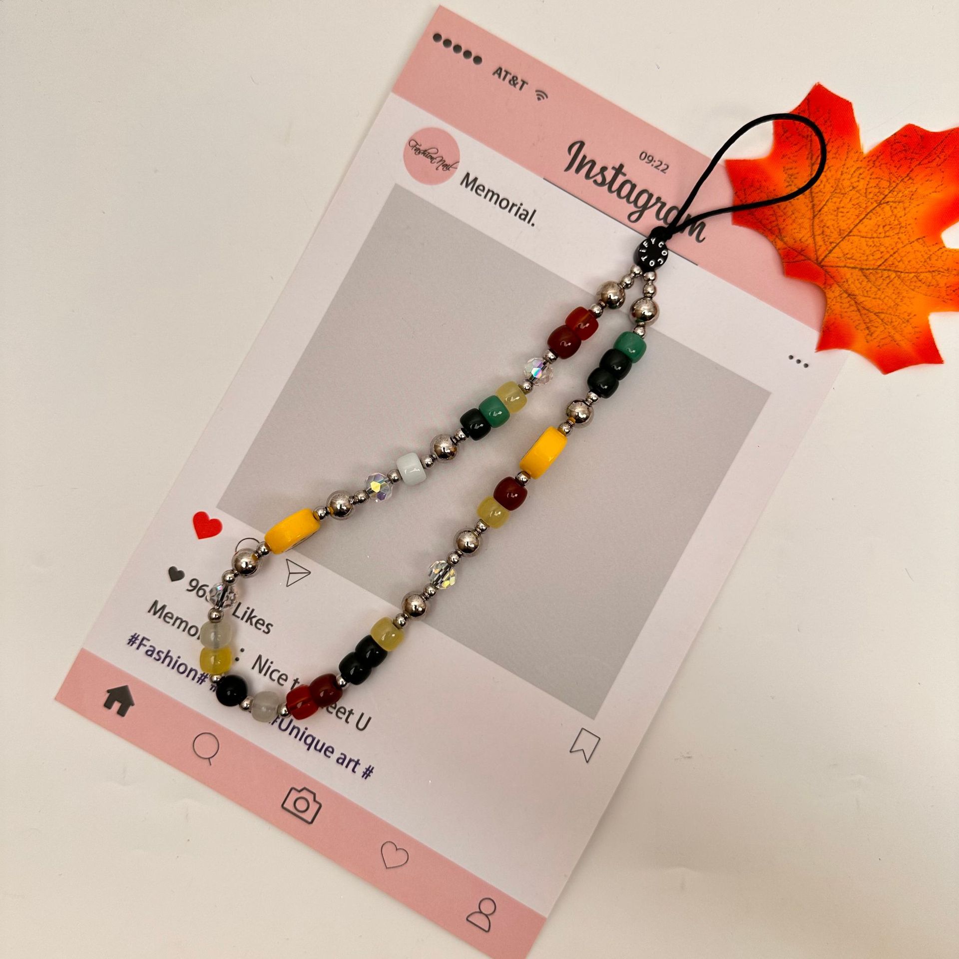 Moda simple amor serie de nubes de cadena de teléfono móvil bolso de cadena de teléfono móvil bolso de llavero colgante corto nicho diseño