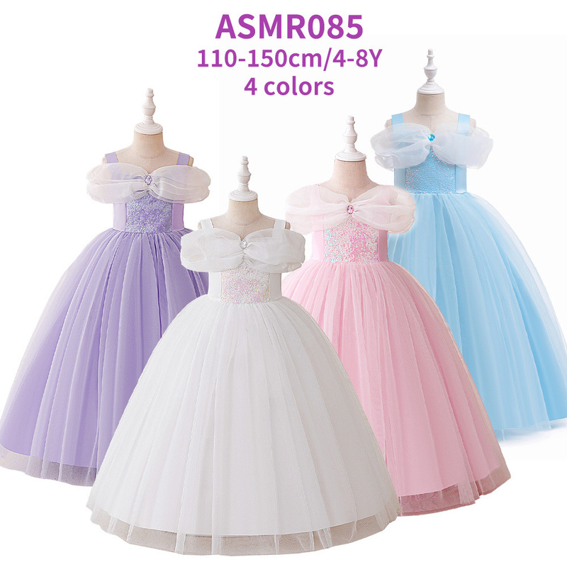 Cinderella New Dress Long Sleeve Mesh Princess Dress COS Costsize Holiday Banquet Mesh dress Dress