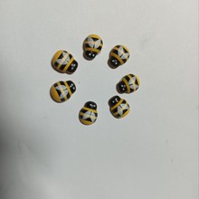 微观蜜蜂木质配件花园观景台小甲虫装饰