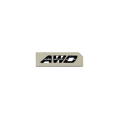 ATTO3 blackened rear emblem, SEAL | Car logo - glossy-black-replacement-awd-logo-seal