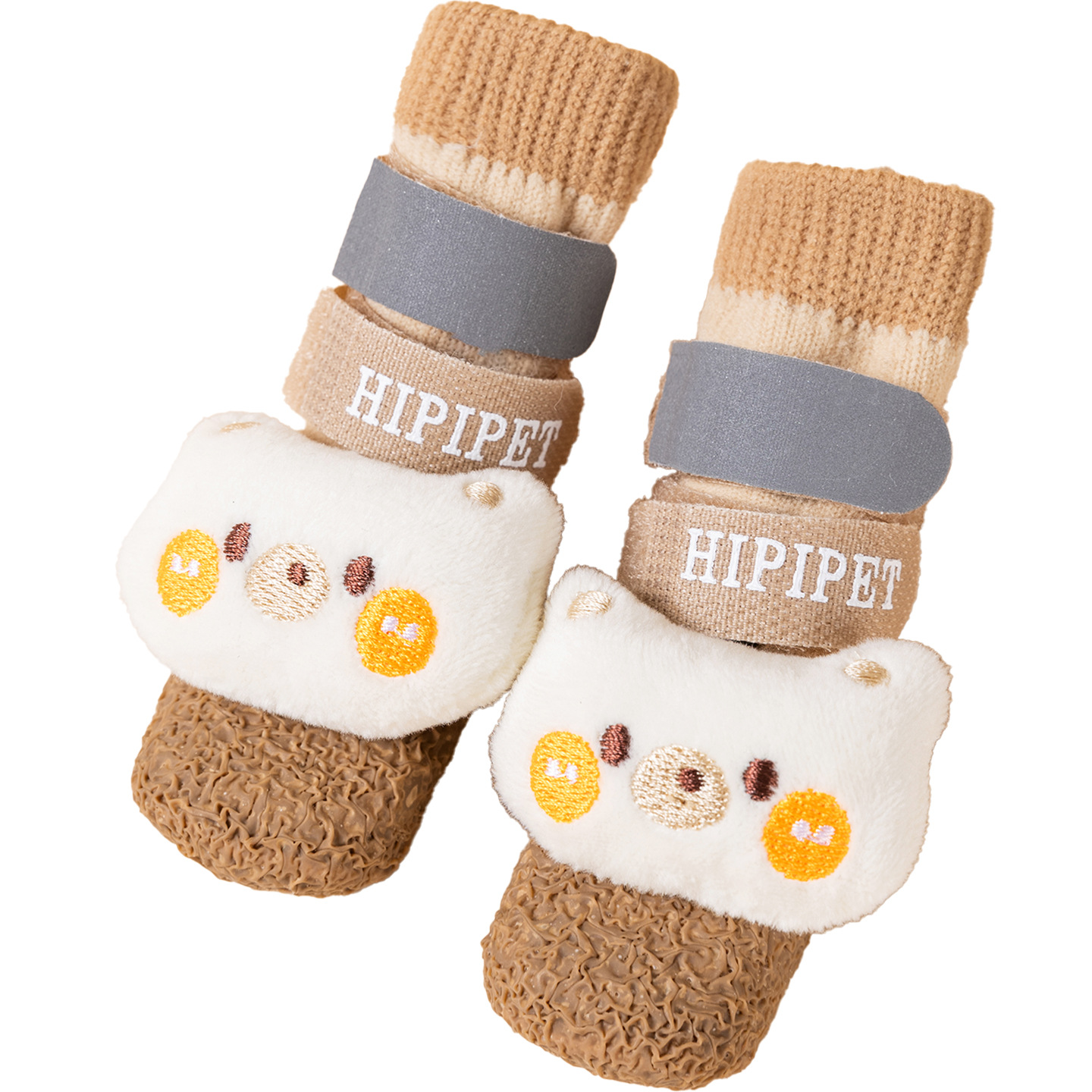 Cuatro temporadas oso alto impermeable a prueba de polvo zapatos y calcetines resistentes al desgaste resbaladizo primavera y verano Teddy Bear zapatos y calcetines perros