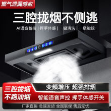 吸油烟机家用厨房大吸力抽油烟机欧式顶吸式出租房烟机