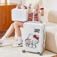 行李箱登机箱20寸涂鸦凯蒂猫可爱密码箱高颜值子母箱厚防爆旅行箱