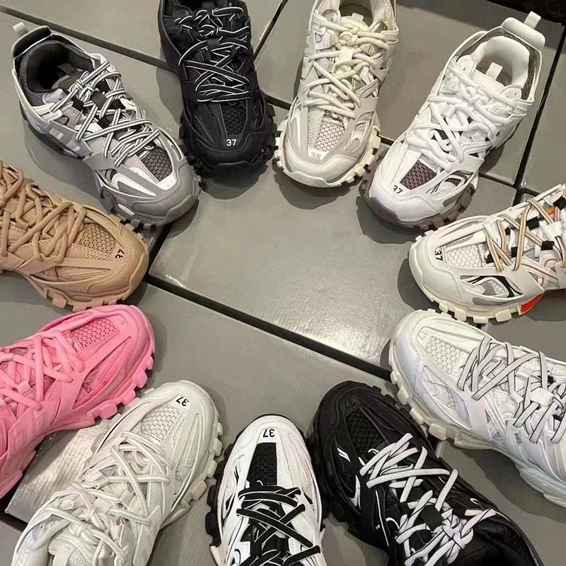 Putian Paris Dad Shoes Third Generation Men's and Women's Fashion Couple Shoes Track3.0 Outdoor Retro Sports Shoes Original