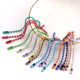 Multi-Color bead chain DIY jewelry accessories paint iron bead chain metal paint bead chain luggage hanging buckle tag chain