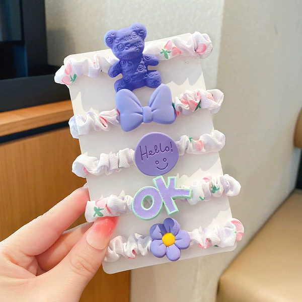 2#Purple five -piece set