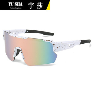 Yusha new outdoor bicycle windproof glasses 9336 men and women riding sunglasses cross-border European and American sports sunglasses