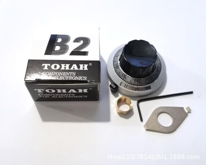 Potentiometer KnoB Cap B2 Multi-turn Indicator KnoB 46mm with Lock KnoB 3590S Potentiometer KnoB Scale Plate
